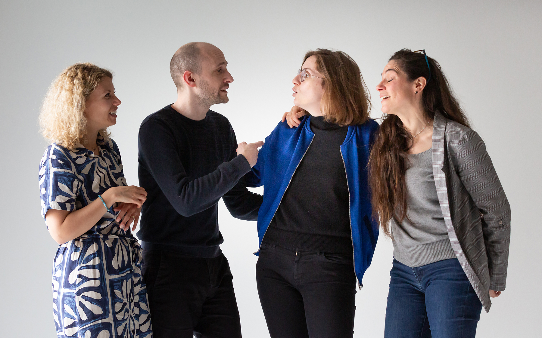 Une photo de toute l'équipe d'entreprise vivante !